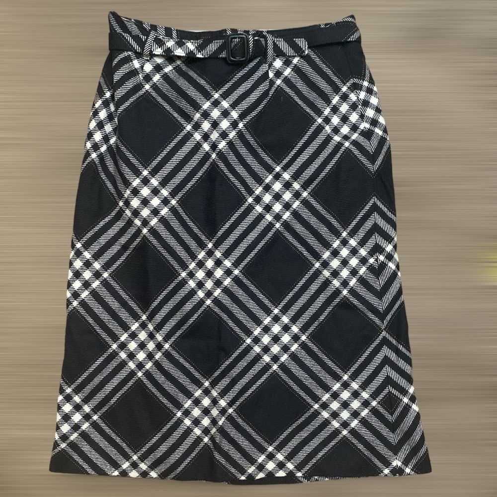 Vintage Jones New York belted skirt
